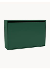 Montana Furniture Dřevěná skříňka na boty Hide Zelená Dřevo Š 70 cm, V 47 cm