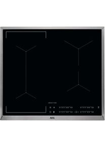 AEG IKE64441XB Autarkes Induktionskochfeld, 57,6 cm breit, TouchControl, Timer, Topferkennung, Pause-Funktion, Bridge-Funktion, Edelstahlrahmen, schwa