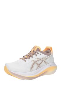 asics Muži Běžeck&aacute; obuv 'GEL-NIMBUS 27' tmavě b&eacute;žov&aacute; / oranžov&aacute; / b&iacute;l&aacute; 5.5