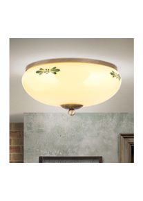 Orion Orion DL 7-673 - Stropní svítidlo LANDHAUS 2xE27/60W/230V pr. 28 cm bronz/béžová