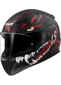 LS2 FF353 Rapid II Kaiju, full face helmet , color: Matt Black/Red/White , size: XS