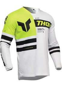 Thor Launchmode Dozer, jersey , color: Neon-Yellow/White/Black , size: M
