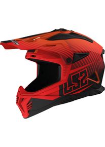 LS2 MX708 Fast II Duck, motocross helmet , color: Matt Neon-Orange/Red , size: XL