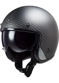 LS2 OF601 Bob II Carbon, open face helmet , color: Matt-Black , size: XS