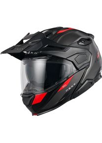 Nexx X.Lifecountry Terra, flip up helmet , color: Matt Black/Grey/Red , size: 3XL