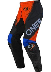 O Neal ONeal Element Shocker S25, textile pants , color: Black/Orange/Blue , size: 28
