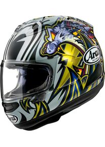 Arai RX-7V Evo Nakasuga 4, full face helmet , color: Black/White/Gold/Blue , size: S