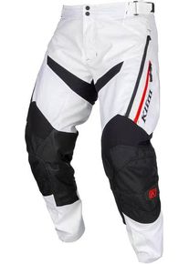Klim Dakar, textile pants , color: White/Black/Red , size: 36