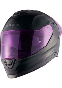 Nexx Y.100R Subsonic, full face helmet , color: Matt Black/Pink , size: M