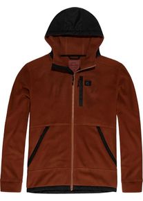 Vintage Industries Vitor, zip hoodie , color: Dark Red , size: M