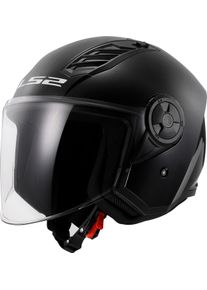 LS2 OF616 Airflow II Solid, open face helmet , color: Black , size: XS