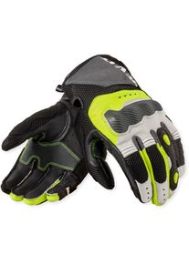 Revit Blaze, gloves , color: Black/Light Grey/Neon-Yellow , size: S