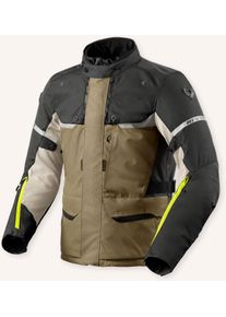 Revit Outback 4 H2O, textile jacket waterproof , color: Olivee/Dark Grey/Light Grey , size: M