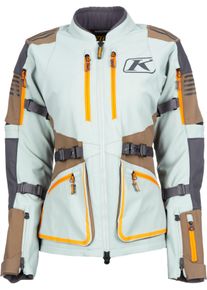 Klim Sedona, textile jacket women , color: Light Grey/Dark Grey/Brown , size: L