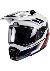 Leatt Adventure 8.5 Royal, adventure helmet , color: White/Black/Blue/Red , size: XS