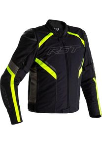 RST Sabre Airbag, textile jacket waterproof , color: Black/Grey/Neon-Yellow , size: M