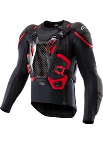Alpinestars Tech-Air Off-Road, airbag-jacket , color: Black/Red , size: M