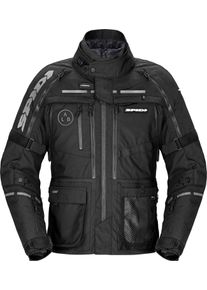 Spidi Hard Track 3, textile jacket H2Out , color: Black , size: XL