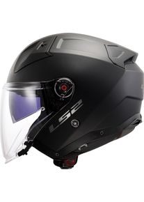 LS2 OF603 Infinity II Solid, open face helmet , color: Matt-Black , size: XL