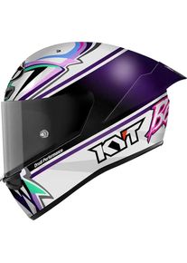 KYT KX-1 Race GP Bastianini Replica 2024, full face helmet , color: White/Purple/Pink/Green , size: S