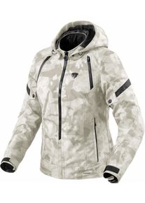 Revit Flare 3 H2O, textile jacket waterproof women , color: Grey/White , size: 36