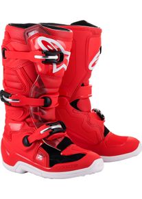 Alpinestars Tech 7S S25, boots youth , color: Red/Black , size: 3 US