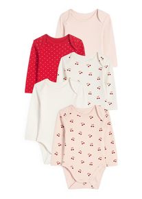 C&Amp;A Multipack 5 ks-motivy třešní-body pro miminka, Béžové, Größe: 92