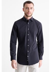 C&Amp;A Business košile-slim fit-cutaway-strukturovaná, Modré, Größe: S