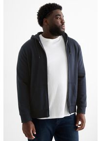 C&Amp;A Tepláková bunda s kapucí, Modré, Größe: 4XL