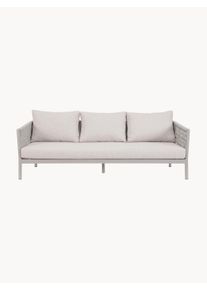 Bizzotto Zahradní pohovka Florencia (3místná) Béžová, Šedá Látka, Kov Š 220 cm, H 85 cm