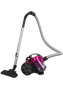 PROFICARE PC-BS 3134 Bodenstaubsauger, 700 W, HEPA-Filter, beutellos, anthrazit-pink
