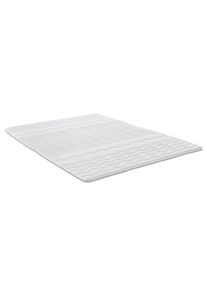2,5-сантиметровий комфортний пінопластовий наматрацник Sleezzz Basic 80 x 200 см з 7-зонним стьобанням хвилею та гумками на кутах
