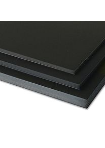 F-Board schwarz, 70 x 100 cm, Stärke 5 mm Airplac Black,