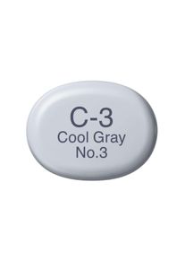 Copic Sketch C3 cool gray Layoutmarker mit Pinsel- und