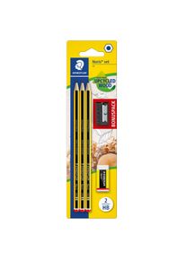 Staedtler Bleistift Noris 120 - HB Set inkl. Radierer und Spitzdose