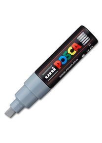 uni-ball POSCA Pigmentmarker PC-8K, grau Keilspitze, Strichstärke: