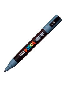 uni-ball POSCA Pigmentmarker PC-5M, schiefergrau Rundspitze,