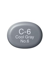 Copic Sketch C6 cool gray Layoutmarker mit Pinsel- und