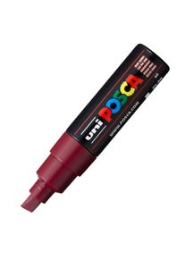 uni-ball POSCA Pigmentmarker PC-8K, weinrot Keilspitze,