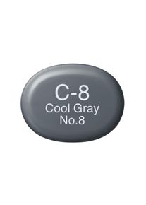 Copic Sketch C8 cool gray Layoutmarker mit Pinsel- und