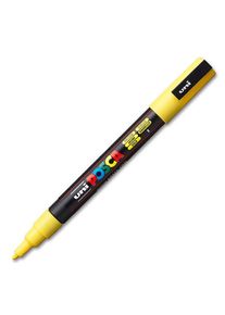 uni-ball POSCA Pigmentmarker PC-3M, gelb Rundspitze, Strichstärke: