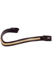 Schockemöhle Sports Schockemöhle SP Monza C Stirnband, dark brown/gold, VB