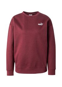 Puma Ženy Sportovn&iacute; mikina 'ESS No. 1' v&iacute;nově červen&aacute; / b&iacute;l&aacute; S