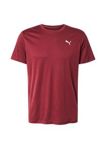 Puma Muži Funkční tričko 'Essential' vínově červená / bílá XXL