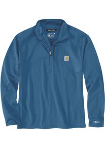 Carhartt Force Half-Zip, t-shirt long sleeve , color: Blue , size: L