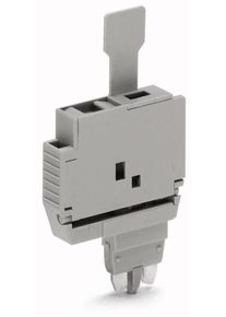 50 Stück WAGO 2004-911/1000-541 Sicherungsstecker Lasche für G-Sicherungseinsatz grau