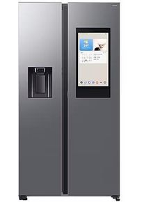 Samsung RS90F67BETEF Stand Side-by-Side Kombination, 91,2 cm breit, 614 L, NoFrost+, Wassertank, WiFi, Eis- und Wasserspender, Edelstahloptik