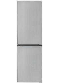 Exquisit KGC250-85-NF-040D Stand Kühl-Gefrierkombination, 54 cm breit, 247 L, NoFrost, LED Beleuchtung, inoxlook