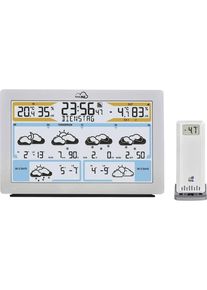 TFA Dostmann TFA.me ID-02 WLAN-Wetterstation Wettervorhersage Luftfeuchtigkeit schwarz silber