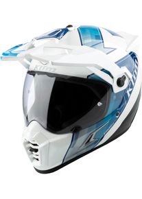 Klim Krios Pro ECE/DOT Spectrum, adventure helmet , color: White/Black/Blue , size: L